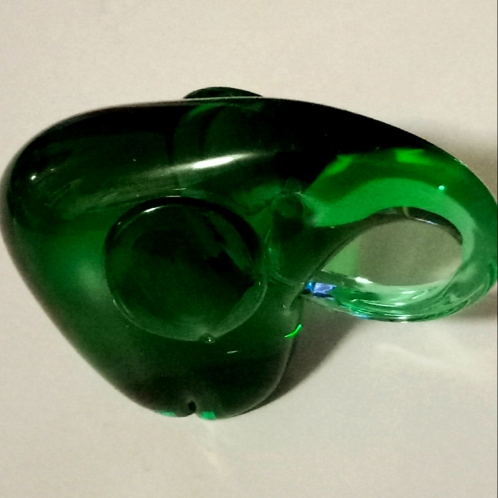 Blown glass elephant